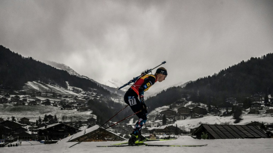 Biathlon: la neige stockée devenue la "norme" des sports d'hiver