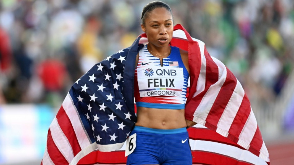 Mondiaux d'athlétisme: adieux en bronze pour l'icône Allyson Felix