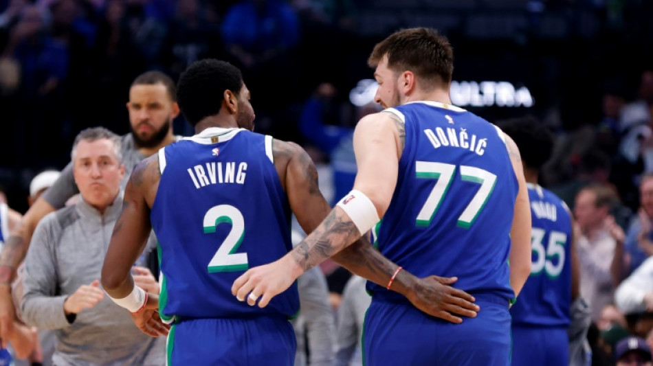 NBA: les Mavericks Doncic et Irving bourreaux des Sixers