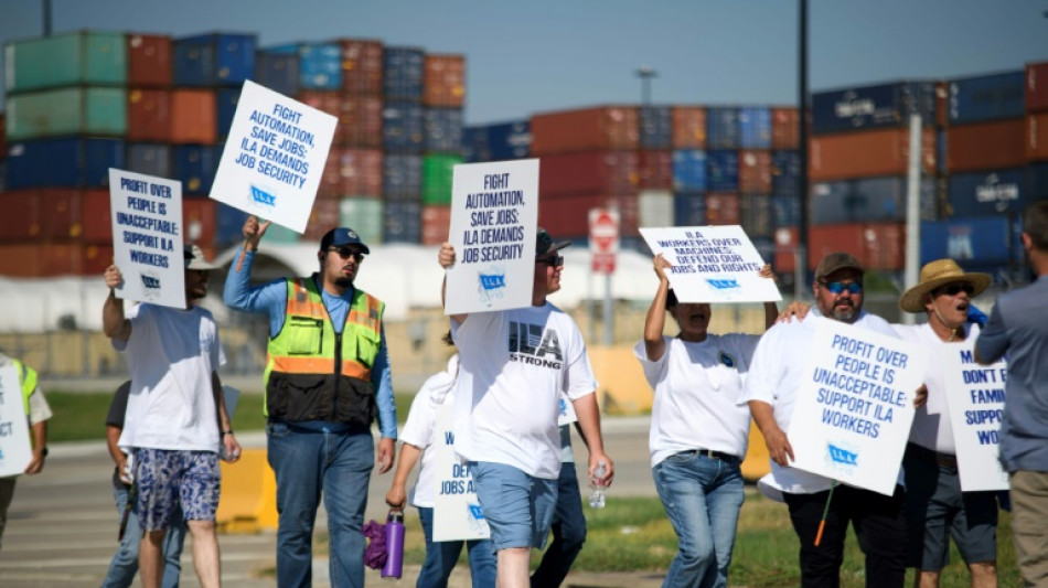 Los trabajadores portuarios de EEUU ponen fin a la huelga tras lograr un acuerdo de principio