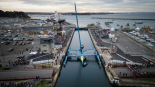 Route du Rhum: les premiers Ultims entrent sans encombre dans le port de Saint-Malo