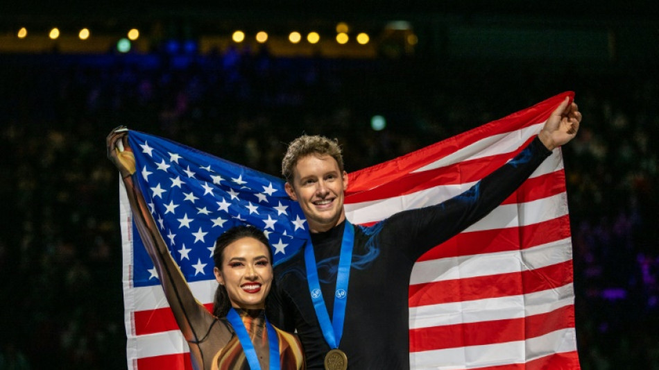 Mondiaux de patinage: les Américains Chock et Bates patrons de la danse sur glace