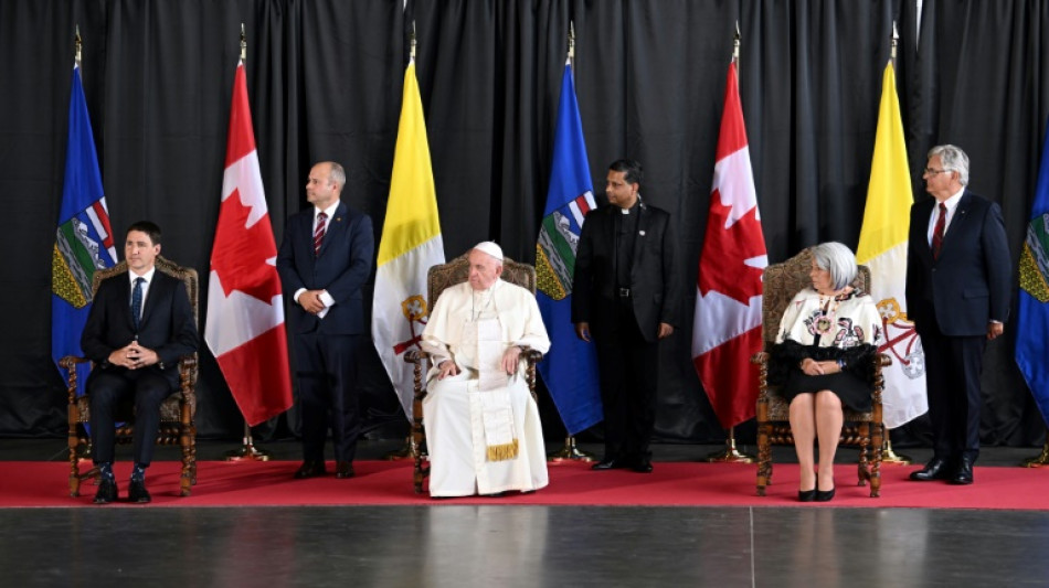 Pope arrives in Canada to make amends for Indigenous school abuse