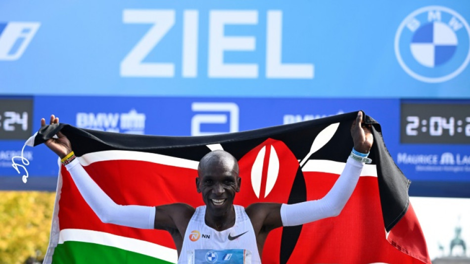 "Oublier Boston", "priorité Paris": le Kényan Kipchoge, les yeux rivés sur le marathon des JO