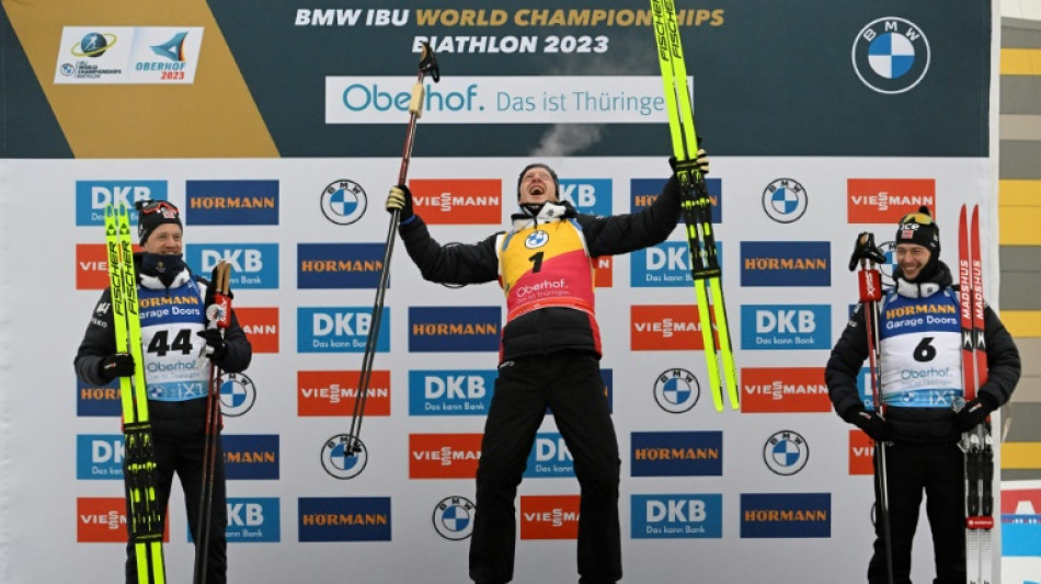 Biathlon: Boe en famille, triplé norvégien en sprint