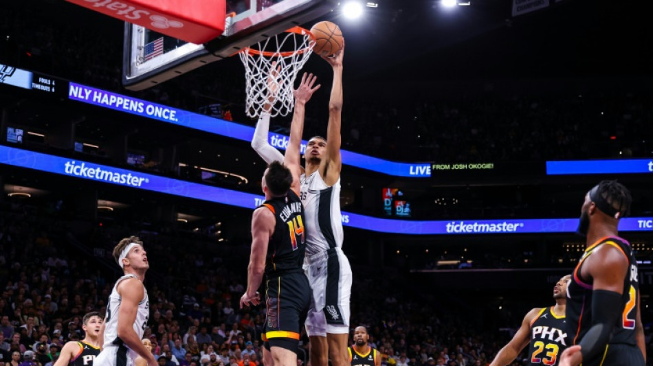 NBA: Wembanyama et les Spurs renversants à Phoenix