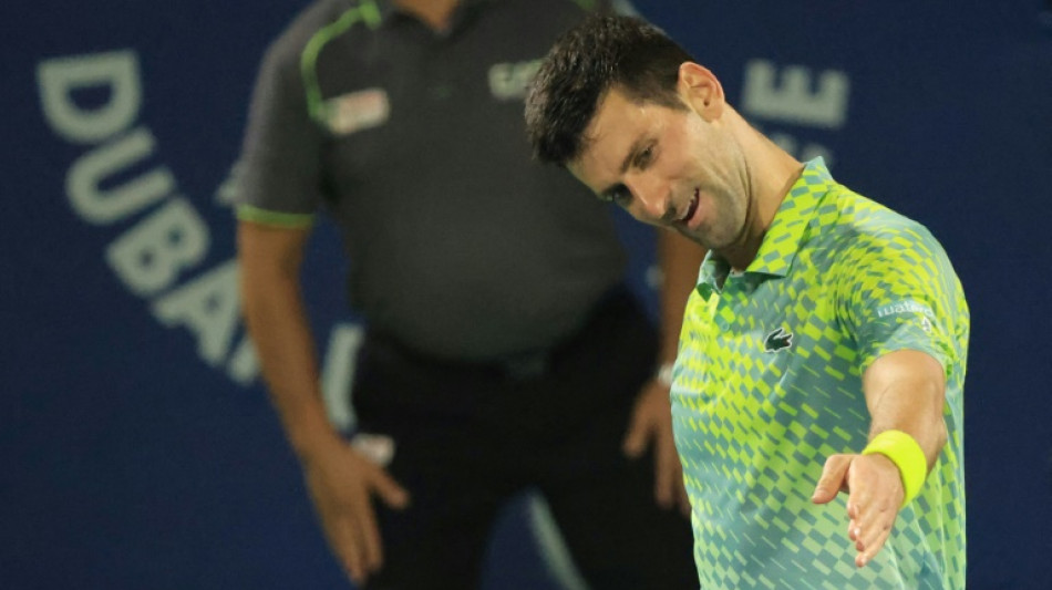 ATP: Djokovic tombe à Dubaï, première défaite en 2023