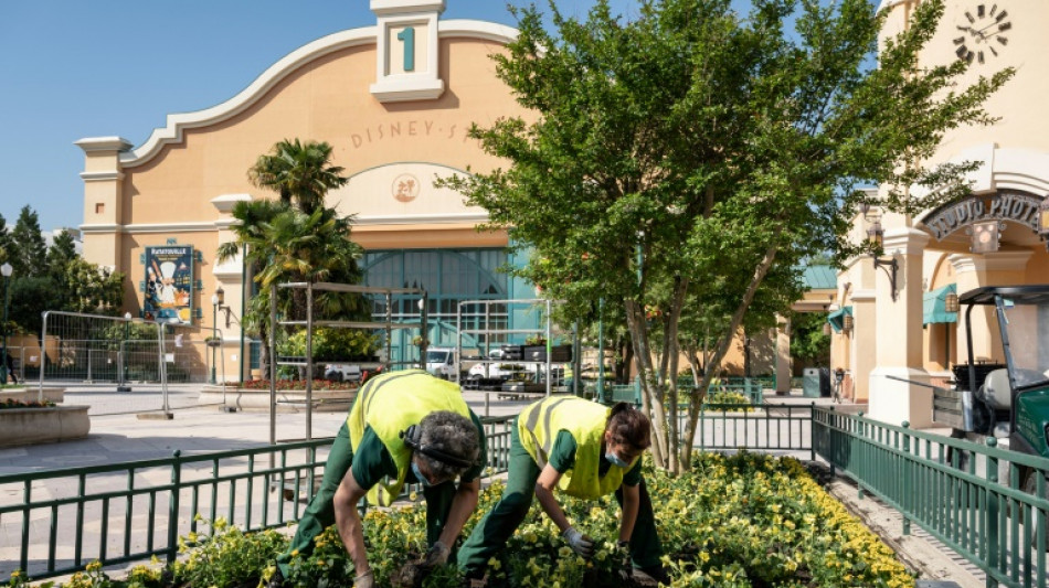 Medio centenar de huelguistas en Disney en Francia para reclamar ualza salarial