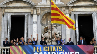 Recibimiento triunfal para el Barcelona tras ganar la Liga de Campeones