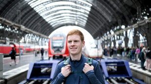 Room with a view: the German teen living on trains