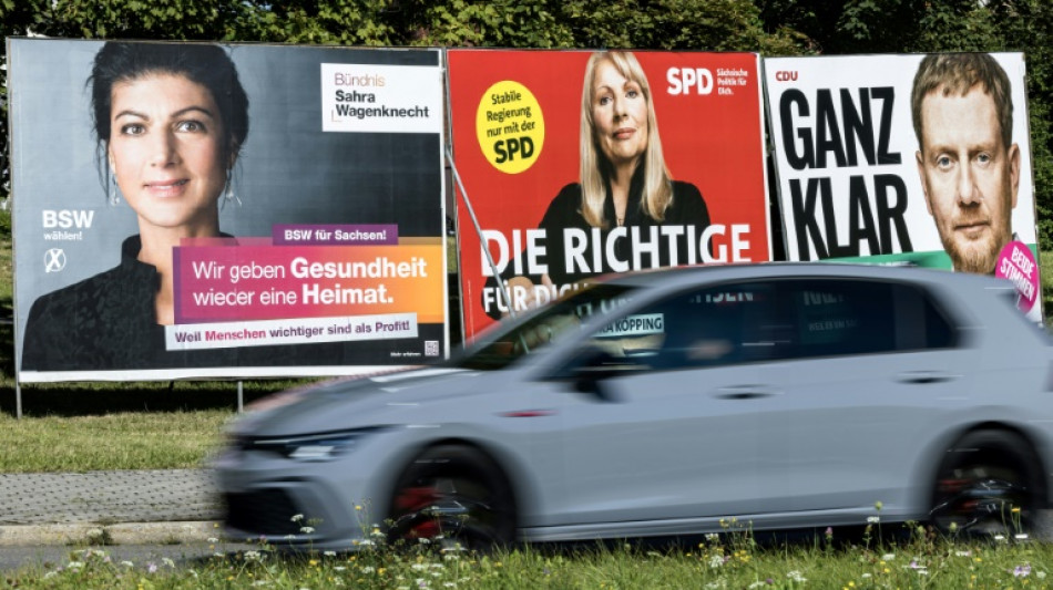 Umfragen vor Landtagswahl in Sachsen: Weiter Kopf-an-Kopf-Rennen von CDU und AfD