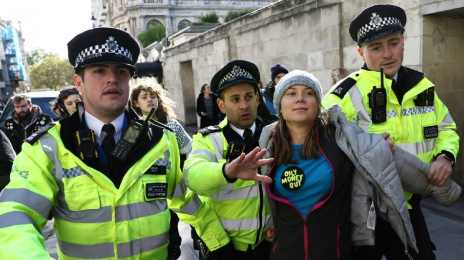 La militante ecologista Greta Thunberg, inculpada por una manifestación en Londres