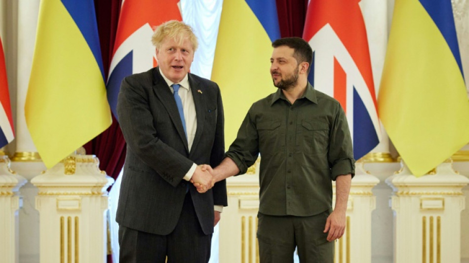 British PM Johnson in Kyiv on second visit: Zelensky