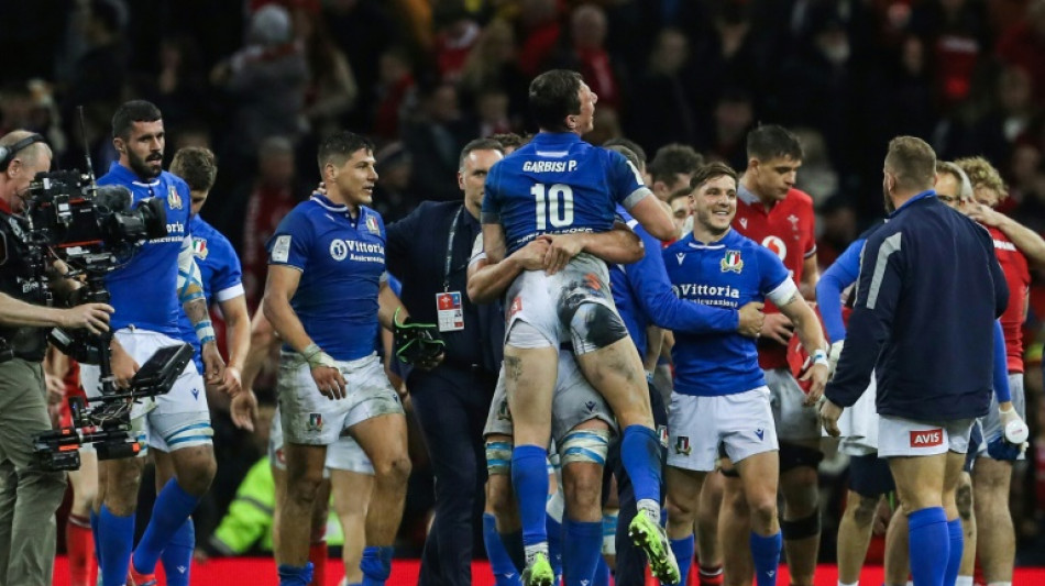 Six nations: ciel bleu pour l'Italie face à des Gallois bons derniers